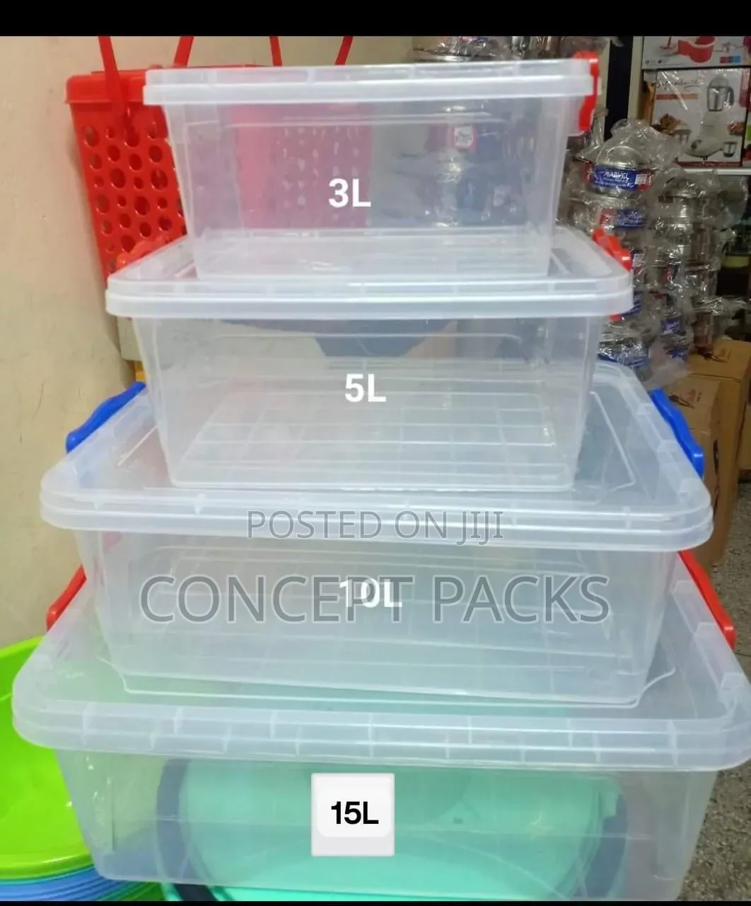 Storage Box Containers Storewell Brand 4pc Set.