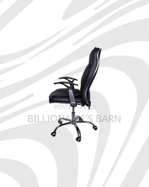 Executive Leather Office Chair High Back for Tidy Workspace Style