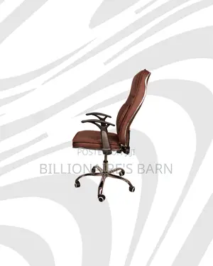 Ergonomic Executive Leather Chair High Back for Tidy Workspace Style