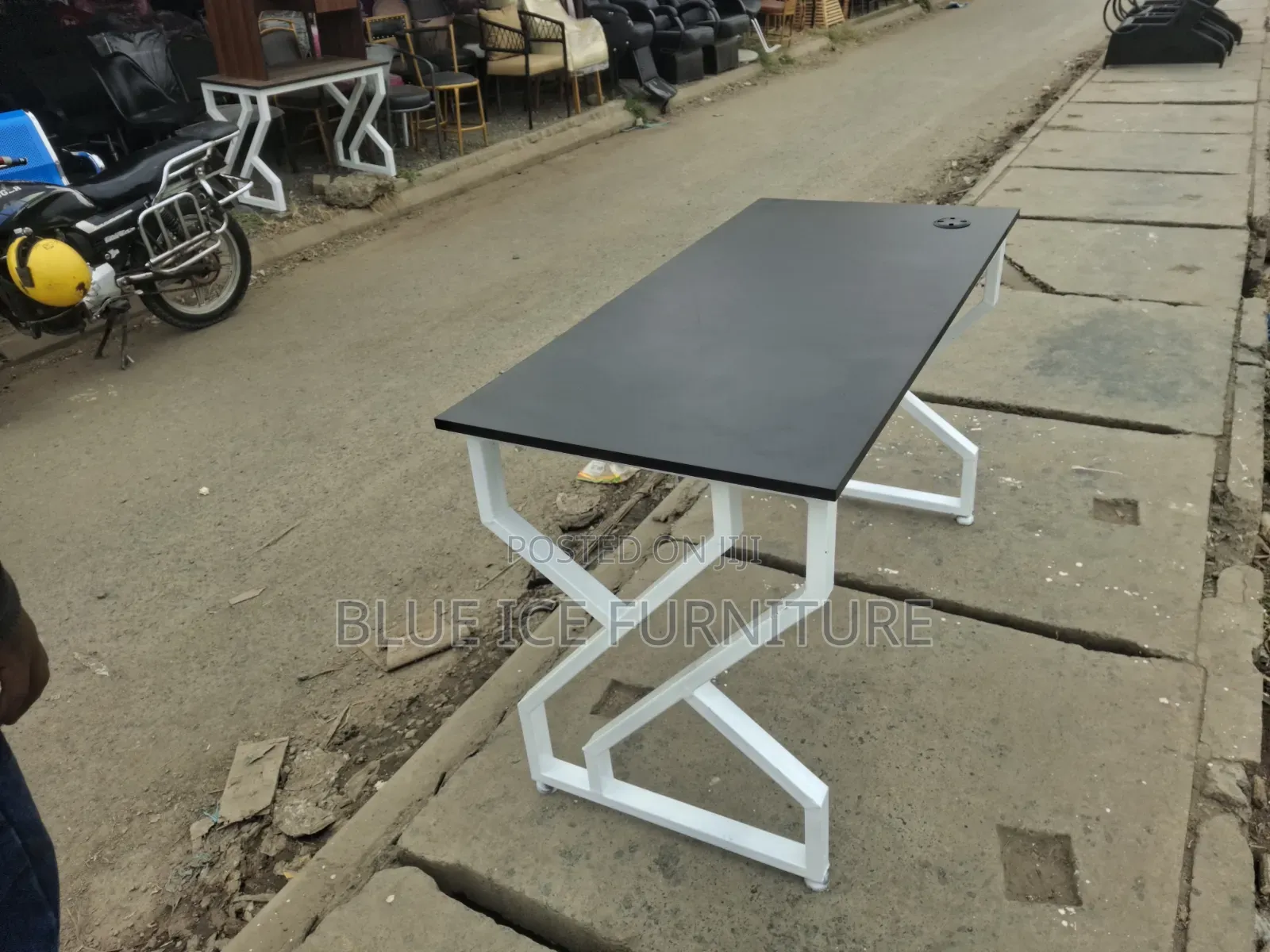 Office Desk With X Frame Stand