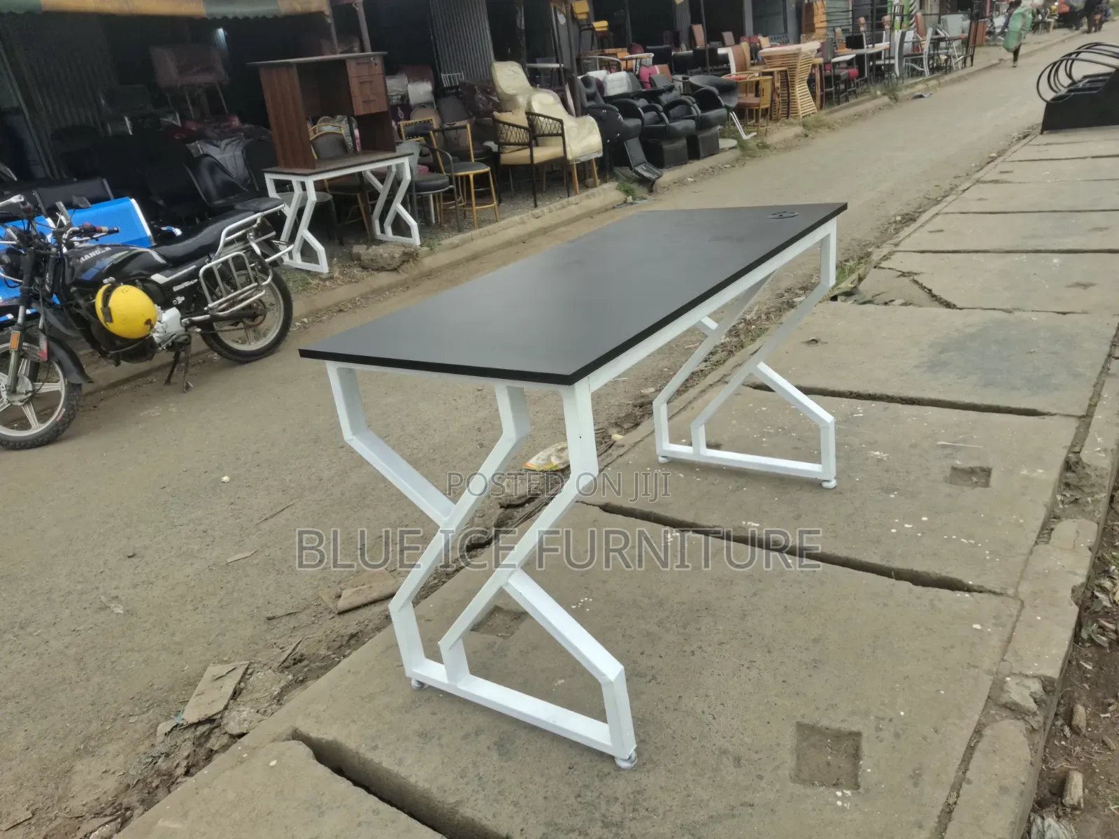 Office Desk With X Frame Stand