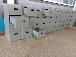 Secured 4 Drawer Office Cabinet