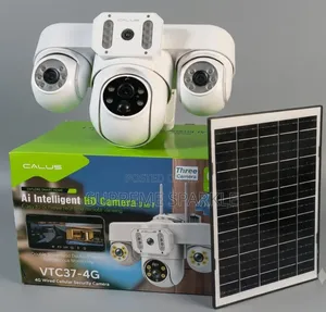 Calus Vtc37-4g Ai Intelligent 3 in 1 Solar Security Camera .