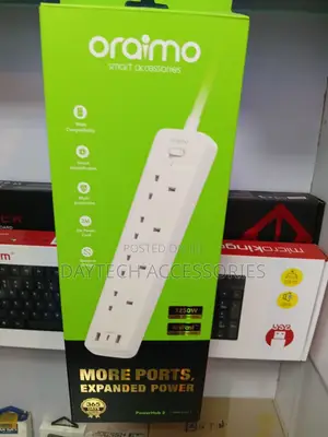 This Is an Oraimo Powerhub 2 (Ows-U351) Power Extension Socket.