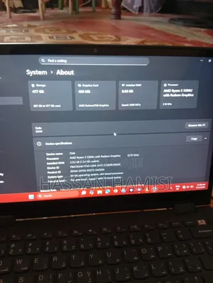 Laptop Lenovo Yoga 7i 8GB AMD Ryzen 5 SSD 500GB