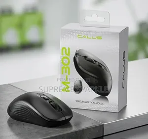 Calus M-302 Wireless Optical Mouse Black