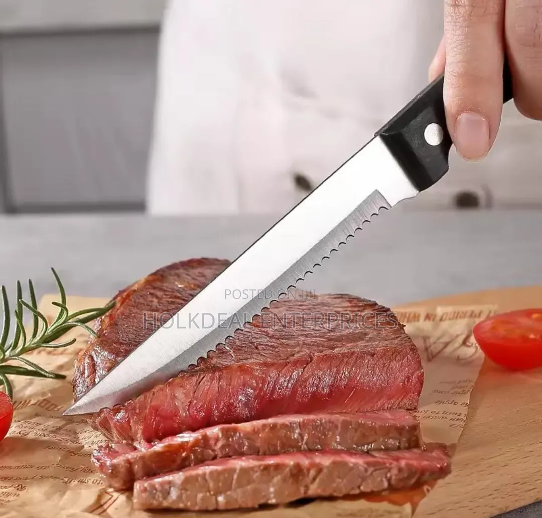 6pcs Serrated Steak Knife Set