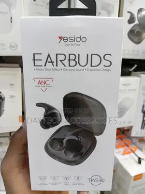 Yesido Tws30 Anc Wireless in Ear Earbuds - Black