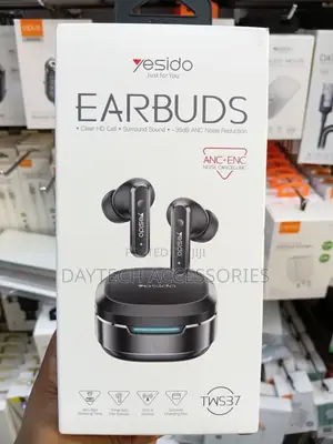 Yesido Tws37 Wireless Bluetooth-Compatible Earbuds Anc + Enc Noise