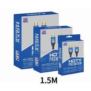 Plated Hdmi To Hdmi Cable - 1.5 Metres - Black/Blue