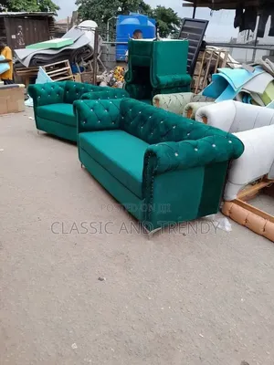 Elegant Emerald Green 3 and 2 Seater