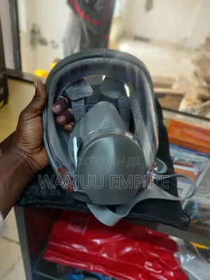 Vaultex V6800 Full Face Reusable Respirator Mask.