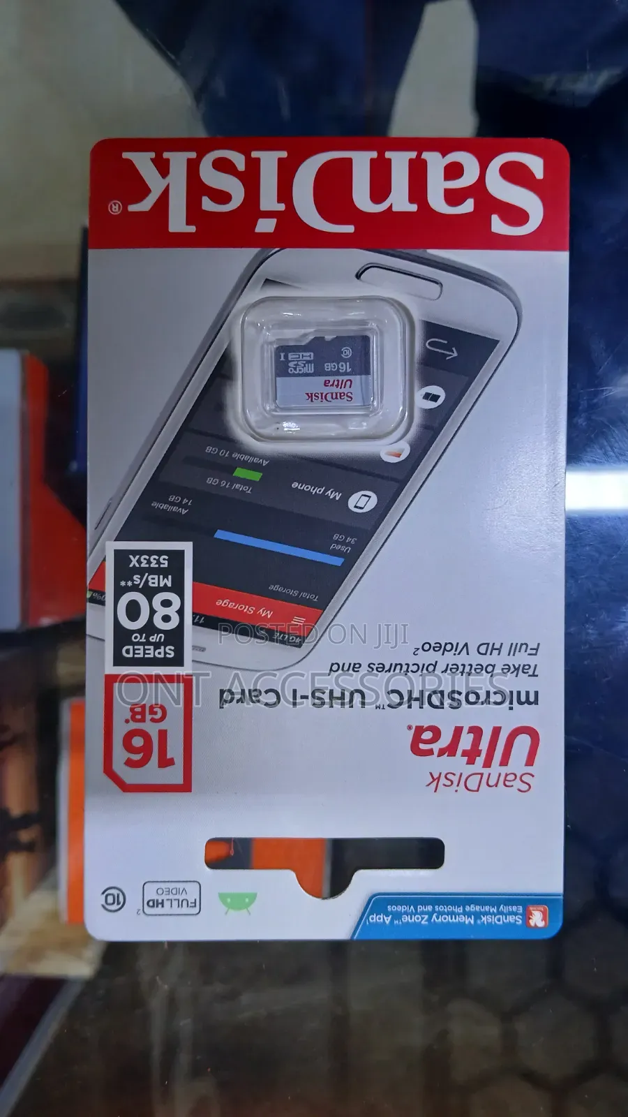 Sandisk Ultra Microsdhc Uhs-i Card (16gb)