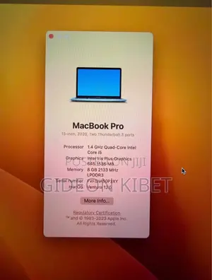 Laptop Apple MacBook 8GB Intel Core i5 SSD 256GB