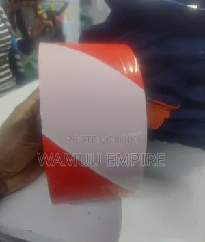 500m Red And White Striped Barrier Tape,