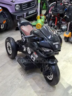 Kids Electric Motorbike 3 Wheels With Music Lights Ride on Bike 2–9y