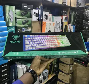 Milang RGB Gaming Keyboard - Mechanical Feel, Waterproof, Usb