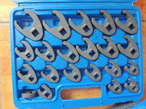 21 Piece Crowfoot Flare Nut Wrench Spanner Set 8mm to 32 Mm Kit.