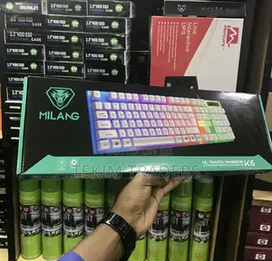 Milang Esports Keyboard - Usb, 7-Color Rgb, Mechanical Feel