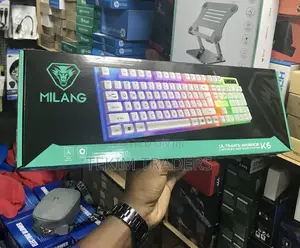 Milang Luminous Gaming Keyboard - Usb, 7-Color Rgb, Durable