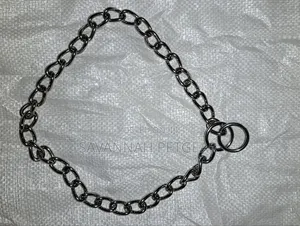 Heavy Duty Chrome-Plated Steel Dog Training Choker Chain Slip Collar