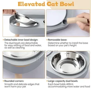 Pet Feeding Bowl Set