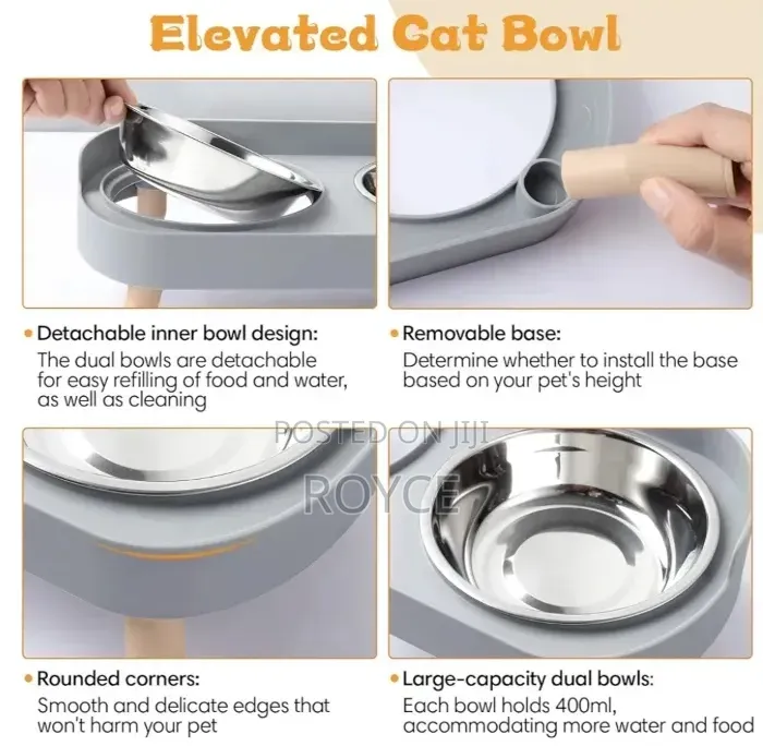 Pet Feeding Bowl Set