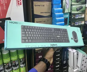 Logitech Mk290 Wireless Combo Full Keyboard Optical Mouse