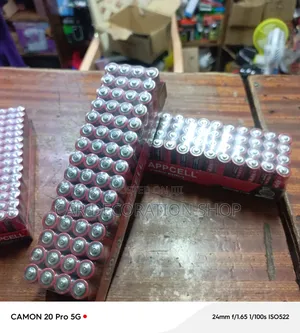 Appcell 60pcs Aa or Aaa Batteries Size