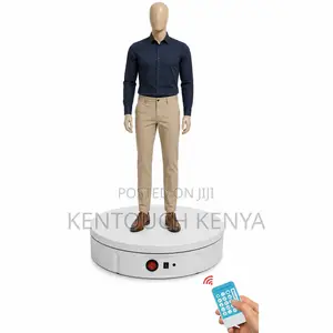 30cm 360 Rotating Stand 80kgs, Remote Control Turntable Display Stand