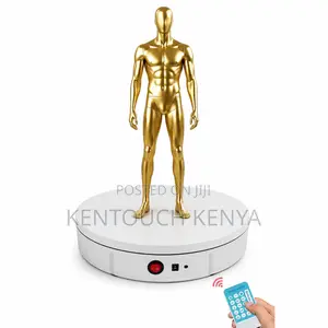 30cm 360 Rotating Stand 80kgs, Remote Control Turntable Display Stand