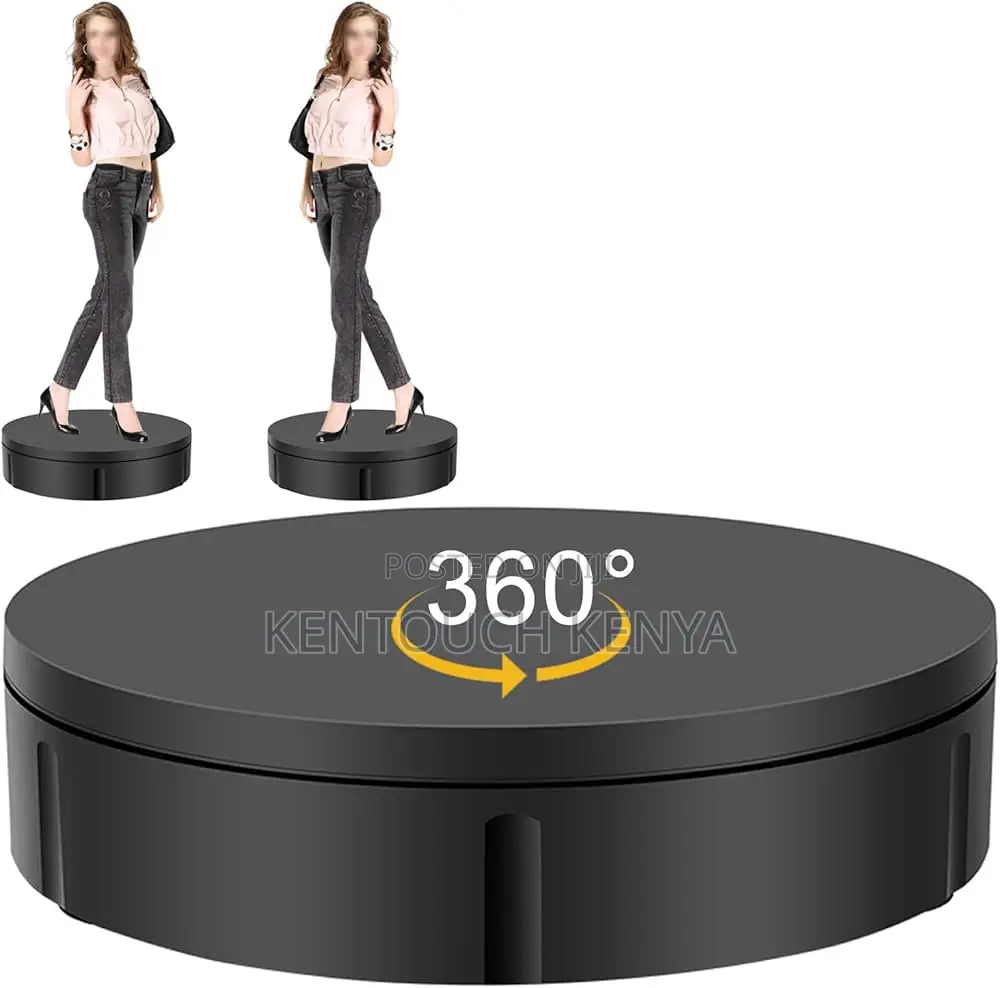 30cm 360 Rotating Stand 80kgs, Remote Control Turntable Display Stand