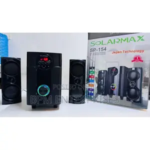 Solarmax Sp-154, a 2.1 Channel Multimedia Speaker System.