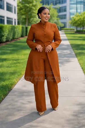Ladies' Long Coat Suit -Suluhu Suit