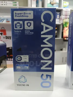 New Tecno Camon 50 256 GB Blue