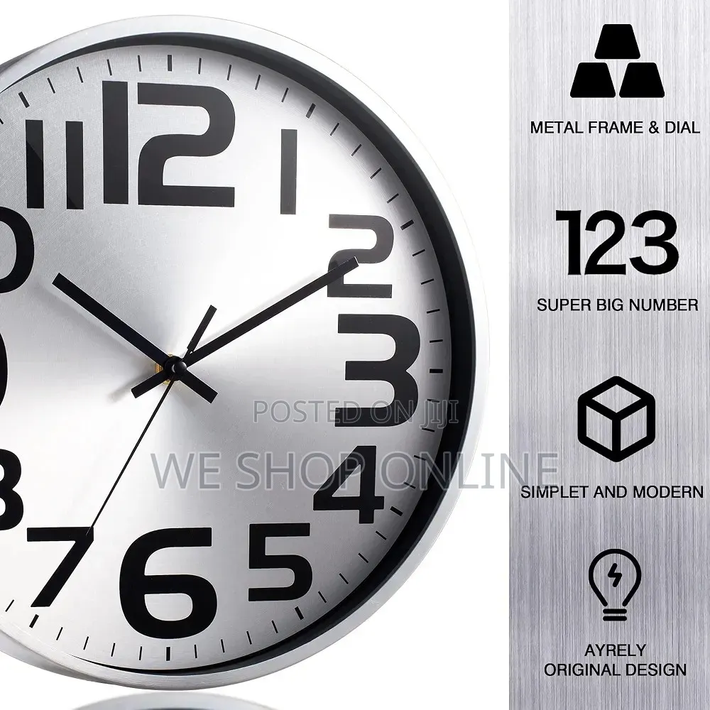 30cm Wall Clock for Minimalists