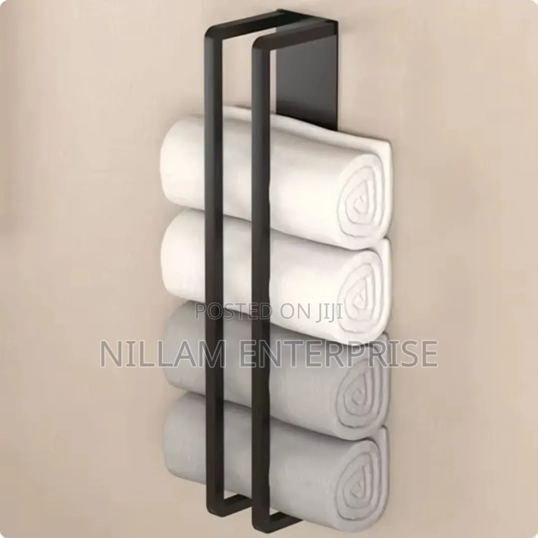 Wall-Mounted Towel Storage Rack