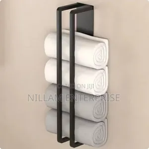 Wall-Mounted Towel Storage Rack