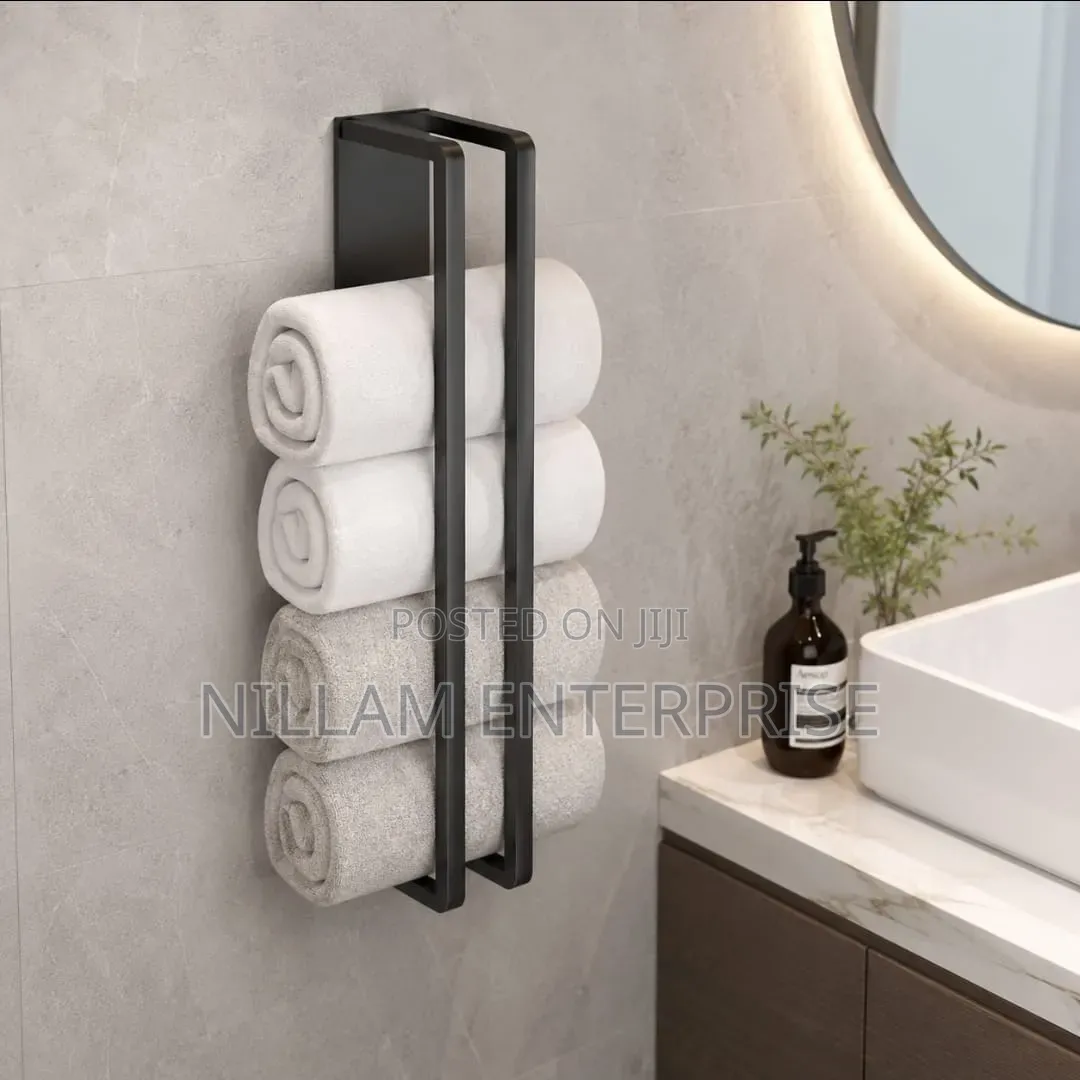 Wall-Mounted Towel Storage Rack