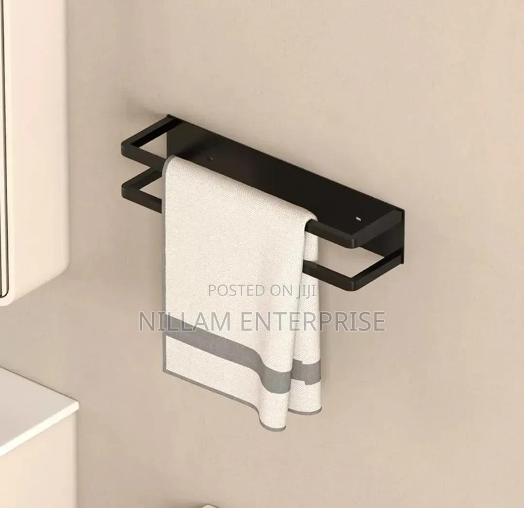 Wall-Mounted Towel Storage Rack