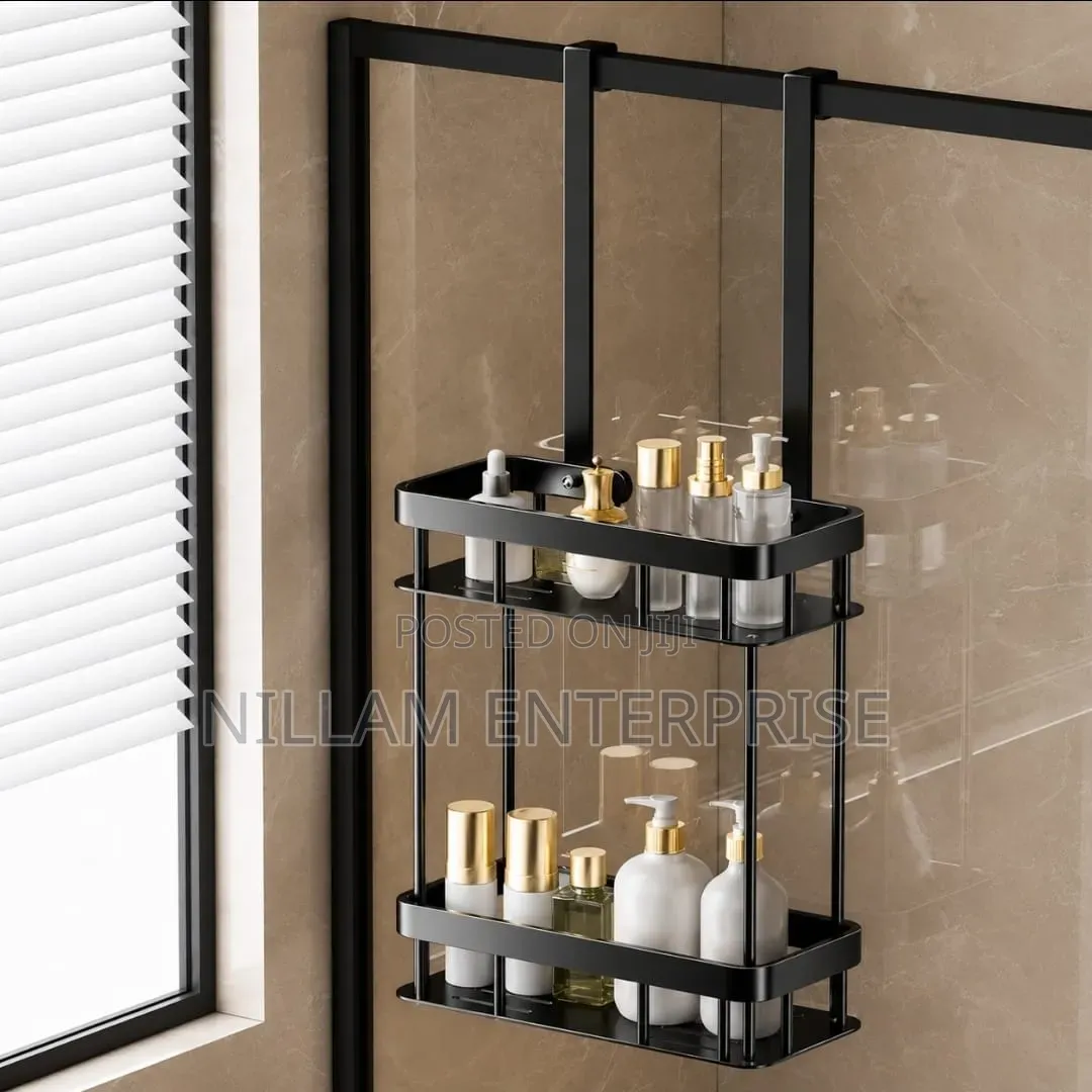 Bathroom Door Hanging Storage Rack