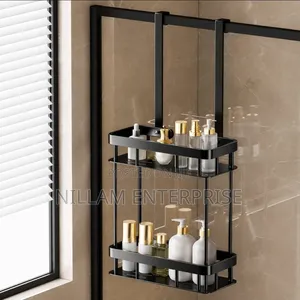 Bathroom Door Hanging Storage Rack