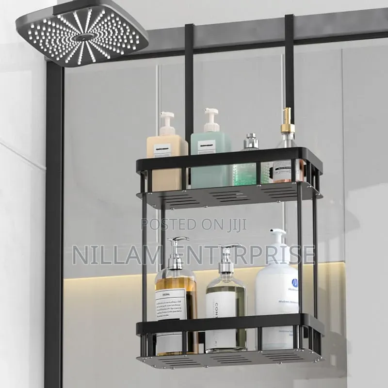 Bathroom Door Hanging Storage Rack