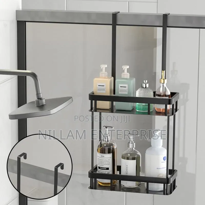Bathroom Door Hanging Storage Rack
