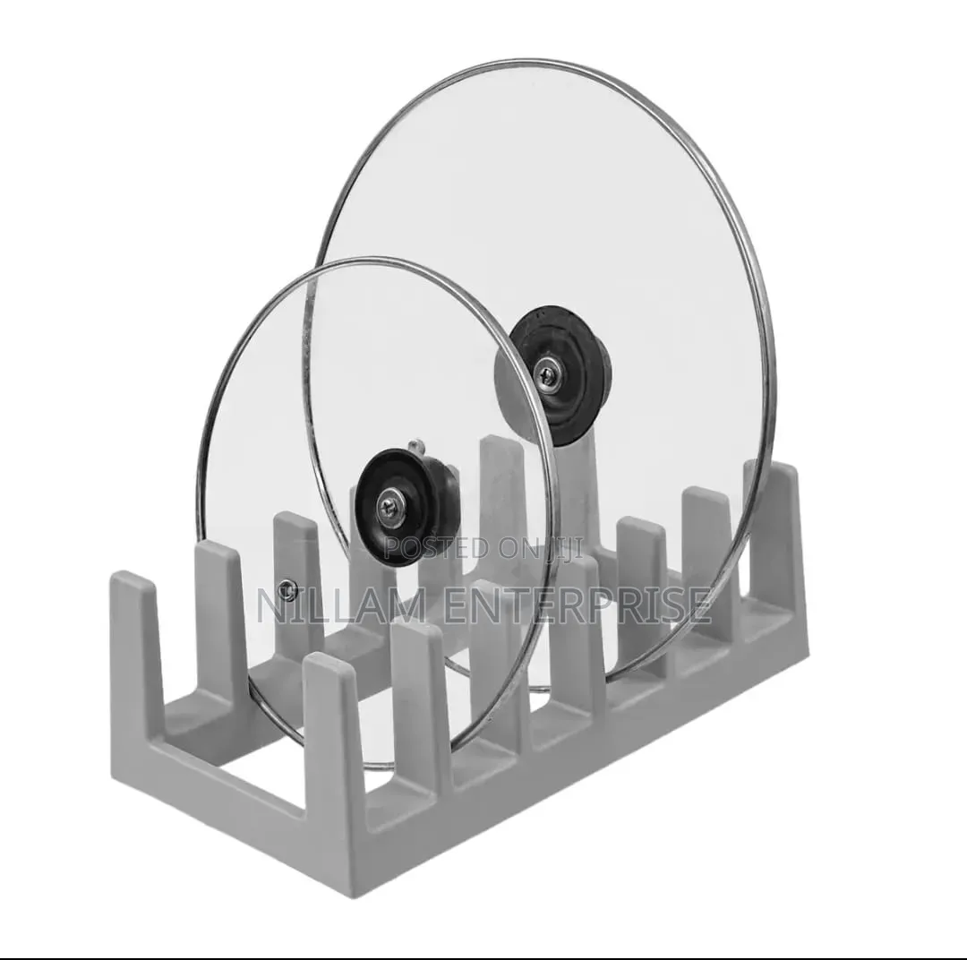 Multi-Purpose Pot Lid Plate Storage Rack