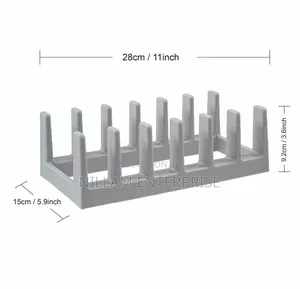 Multi-Purpose Pot Lid Plate Storage Rack