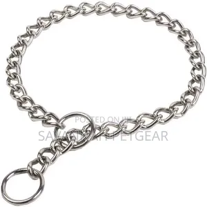 Chrome Dog Training Choker Chain Slip Collar 3mm Heavy Duty Gauge
