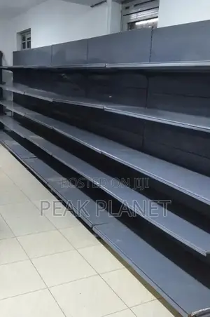 Supermarket Single Shelf – Heavy Duty Display Rack 