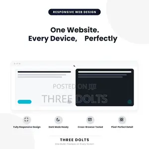 Responsive Website Design With Dark Mode | Cross-Browser