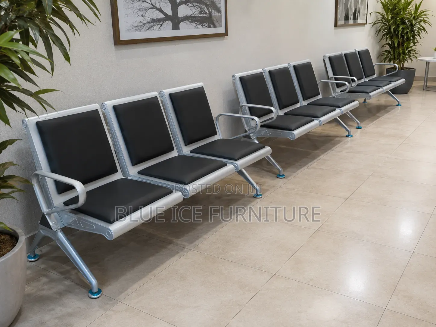 3 Seater Lobby Waiting Bench